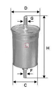 Фільтр паливний SOFIMA S1722B