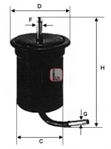 Фільтр паливний SOFIMA S1761B