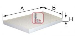 Фильтр салона MB "2,2-3,2 "03-09 SOFIMA S3095C