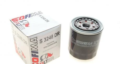 Фильтр масляный TOYOTA "2,0-2,5 "98-06 SOFIMA S3248DR