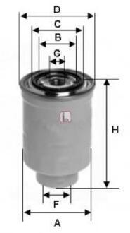 Фильтр топливный SOFIMA S 4443 NR (фото 1)