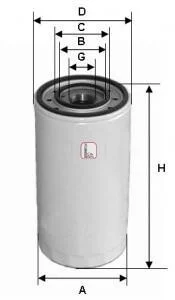 Фільтр масляний SOFIMA S5003DR