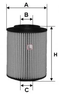Фільтр масляний SOFIMA S5054PE