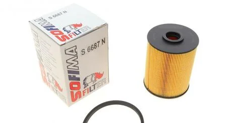 Фільтр паливний CITROEN/SUZUKI/RENAULT/OPEL/MITSUBISHI/PEUGEOT/NISSAN SOFIMA S6687N