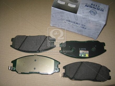 КОЛОДКИ ГАЛЬМІВНІ ПЕРЕДНІ Actyon Sports 2012 (12-), Rexton (06-) SSANGYONG 4813008BA0
