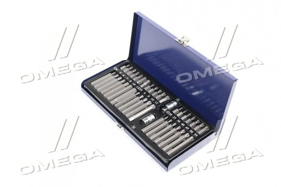 Набор бит 10мм HEX, TORX, SPLINE 40ед. СТАНДАРТ (СТАНДАРТ) Стандарт SDBS0040 (фото 1)