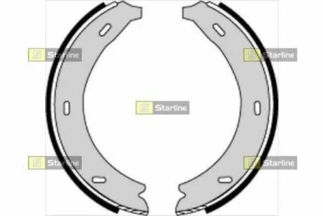 Гальмівні колодки барабанні STARLINE BC 07320