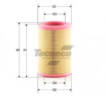 Фільтр повітряний DB A-klasa 140/160/190 7/97- TECNECO AR155