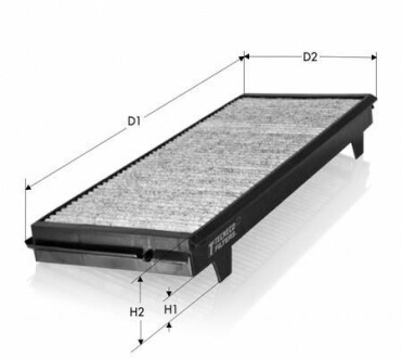 Фільтр салону вугіл Saab 9-3 97-09 TECNECO CK8778C