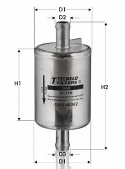 Фильтр газ.установки 1.2LPG TECNECO GAS46002