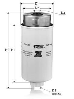 Фильтр топливный Ford Transit 2.4 DI 3/04- TECNECO GS10153 (фото 1)