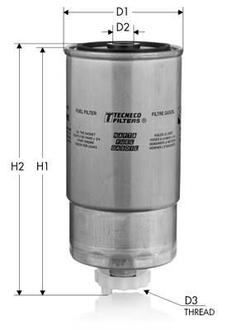 Фильтр топливный Bmw 325TD (E36) 9/91-12/94, 525TD, 52 TECNECO GS208 (фото 1)