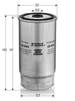 Фильтр топливный (h144mm) Bmw 318/525/530/725/730 Diesel TECNECO GS9444 (фото 1)