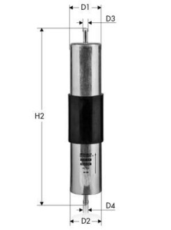 Фильтр топливный Bmw 316i, 318i, 318is, 328i, 530i, 54 TECNECO IN58