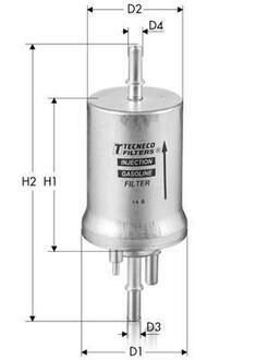 Фильтр топливный TECNECO IN6Q0201051A (фото 1)