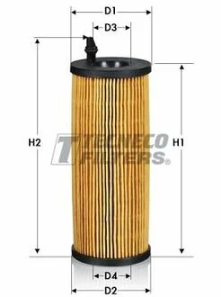 Фільтр масляний Bmw E81/87 118D 04/07-,E90 320D 03 TECNECO OL010660E (фото 1)