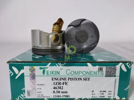 Поршень із пальцем (к-кт на двигун) 1ZR-FE, TEIKIN 46382050