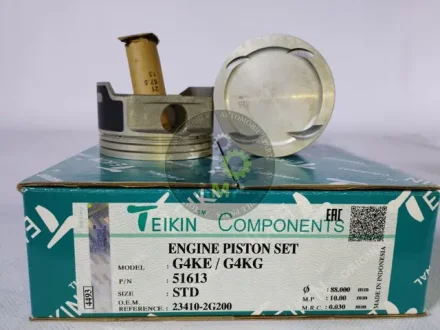 Поршень ДВС STD (4шт.+пальці)) Hyundai 2.4 (G4KE/G4KG) Sonata (10-), Tucson (09-) TEIKIN 51613STD
