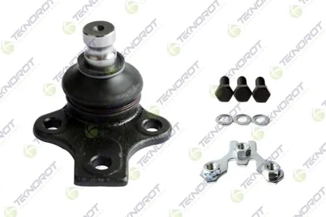 VW Шаровая опора (с креплением+пластина!) 19mm пер TEKNOROT V404K