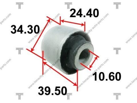 Сайлентблок рычага honda k6 civic 91-95 TENACITY AAMHO1015 (фото 1)