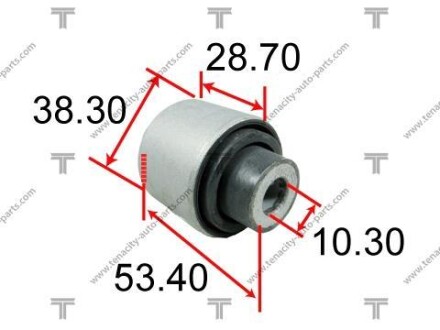 Сайлентблок важеля honda k20 accord 02-07 TENACITY AAMHO1017