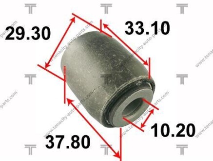 Сайлентблок рычага honda 16v civic 87-91 TENACITY AAMHO1033 (фото 1)