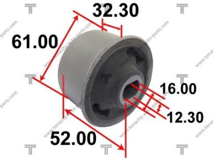 Сайлентблок важеля mazda 2 07-14 TENACITY AAMMA1056