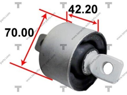 Сайлентблок важеля mitsubishi lancer 08- TENACITY AAMMI1052