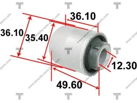 Сайлентблок важеля mitsubishi lancer 1.8/2.0 08- TENACITY AAMMI1054