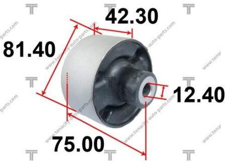 Сайлентблок рычага mitsubishi lancer 01- TENACITY AAMMI1059