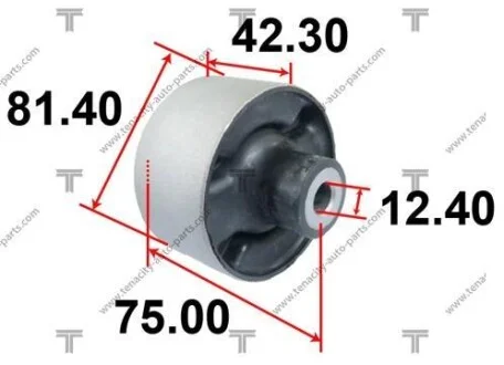 Сайлентблок важеля mitsubishi lancer 01- TENACITY AAMMI1059