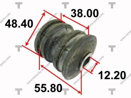 Сайлентблок важеля nissan x-trail 00-07 TENACITY AAMNI1042