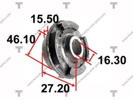 Сайлентблок важеля toyota camry 2.0/2.5 86-90 TENACITY AAMTO1008