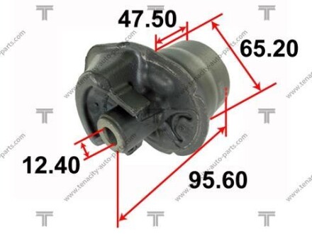 Сайлентблок рычага toyota corolla runx 00-13 TENACITY AAMTO1074