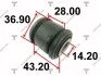 Втулка рейки кермової toyota camry 01-11 TENACITY AAMTO1077 (фото 1)