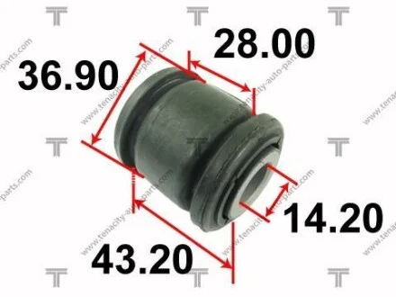 Втулка рейки кермової toyota camry 01-11 TENACITY AAMTO1077