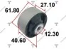 ОПОРА двигуна mazda cx-7 06-12 TENACITY ADMMA1005 (фото 1)