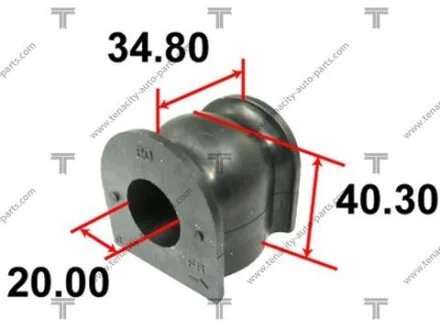 Втулка стабілізатора honda cr-v 06-11 TENACITY ASBHO1028