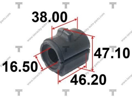 Втулка стабілізатора mazda demio 02-07 TENACITY ASBMA1012