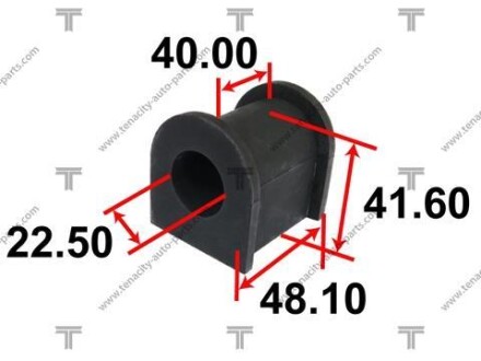 Втулка стабилизатора mazda 6 02-12 TENACITY ASBMA1015 (фото 1)