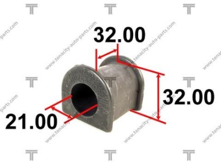 Втулка стабилизатора toyota premio 1.6/2.0 97- TENACITY ASBTO1003