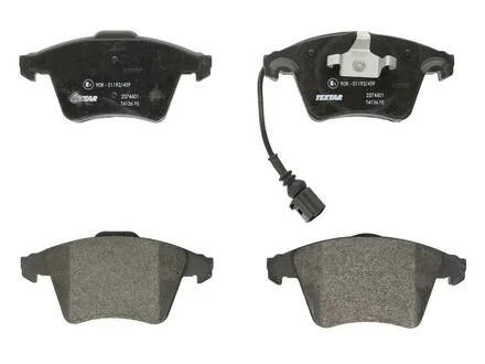 Тормозные колодки VW Multivan/Transporter &quot;F S=18mm&quot; с датчиком &quot;03&gt;&gt; T2374601 TEXTAR 2374601 (фото 1)