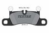 Комплект гальмівних колодок TEXTAR 2514301 (фото 2)