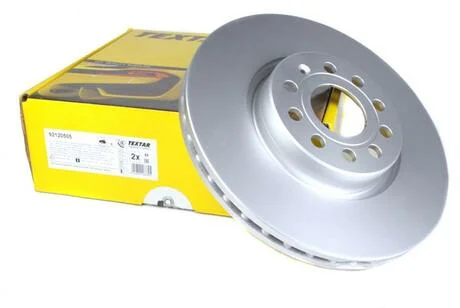 Диск гальмівний AUDI/SEAT/SKODA/VW A3/Leon/Octavia//Caddy/Golf/Passat "F D=312mm "01>> T92120505 TEXTAR 92120505