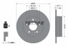 Диск гальмівний MERCEDES C(W204,S204) "R D=278mm "07>> T92163103 TEXTAR 92163103 (фото 1)