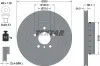 Диск тормозной BMW 5(F10,F11) &quot;F D=330mm &quot;09-17 T92265825 TEXTAR 92265825 (фото 2)