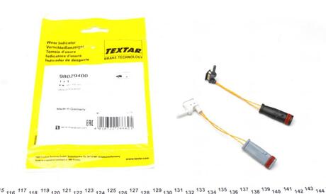Датчик, знесення колодок TEXTAR 98029400 (фото 1)