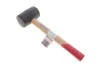 Киянка гумова, 50 г, 60 мм, рукоятка дерев\'яна TOP TOOLS 02A325 (фото 1)