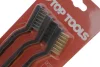 Щітки 180 мм, набір 3 шт., мідь, сталь, нейлон TOP TOOLS 14A618 (фото 2)