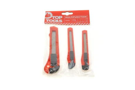 Ножі з лезом, що відламується, набір 3 шт TOP TOOLS 17B533